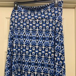 LuLaRoe 2XL Azure skirt NWOT